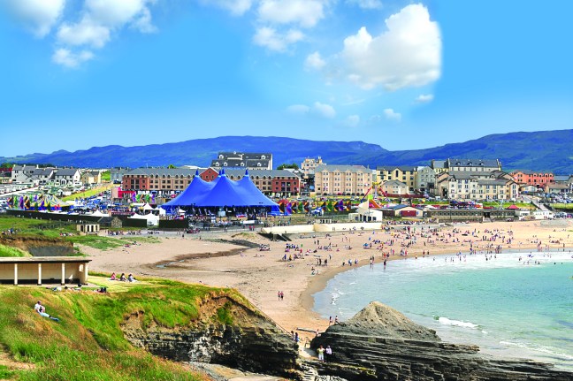 The Sea Sessions campsite on beautiful Bundoran Beach